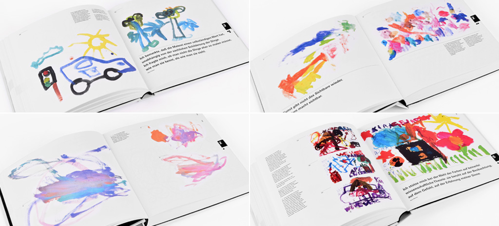 fjodor gejko - kinderzeichnungen a+b zwei bücher über kindermalerei editorial design