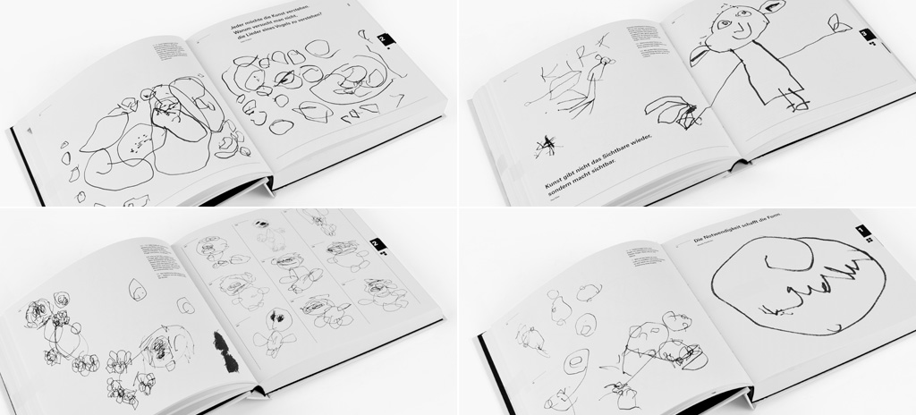 fjodor gejko - kinderzeichnungen a+b zwei bücher über kindermalerei editorial design