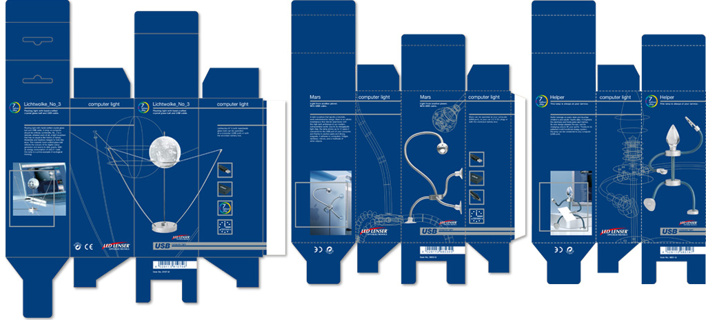 fjodor gejko - led lenser usb computerlicht erscheinungsbild corporate design verpackungsdesign package design