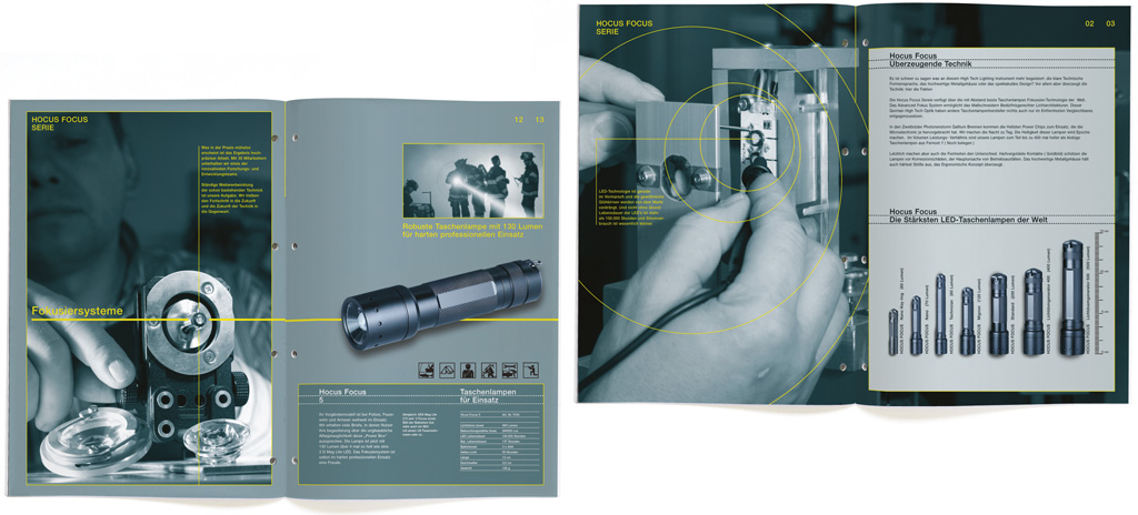 fjodor gejko - led lenser optoelectronics hocus focus editorial design katalog