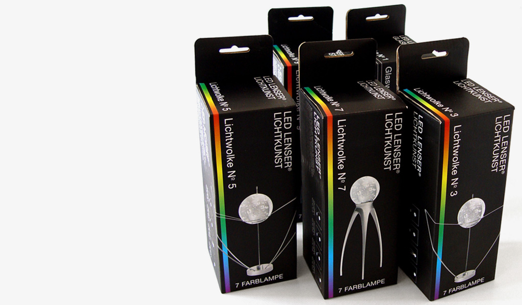 led lenser zweibrüder optoelectronics lichtkuns verpackungsdesign package design