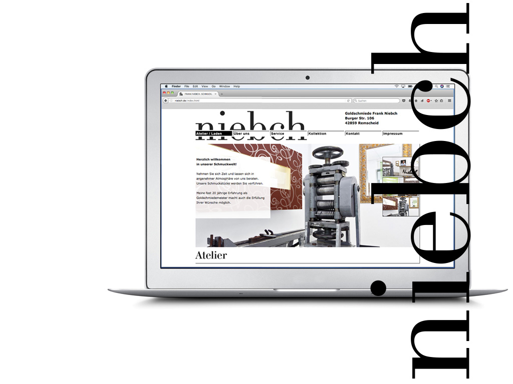 goldschmiede frank niebch - website webdesign programming